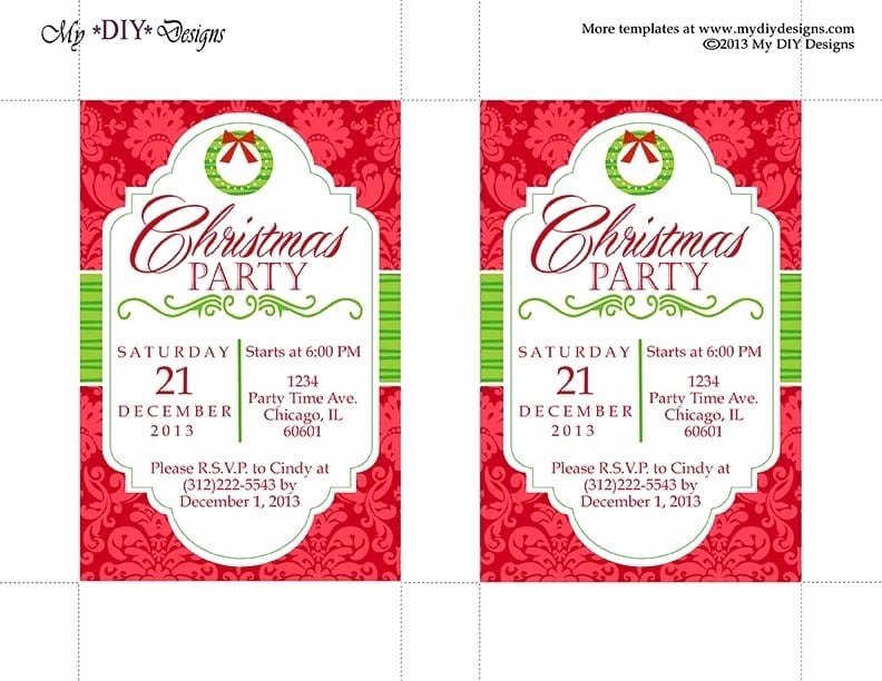 Office Christmas Party Invitation Template Fresh Fice Christmas Party Invitation Templates Free