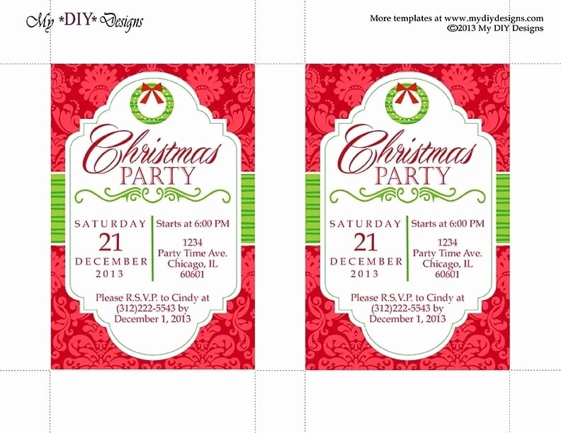 Office Christmas Party Invitation Template Fresh Fice Christmas Party Invitation Templates Free