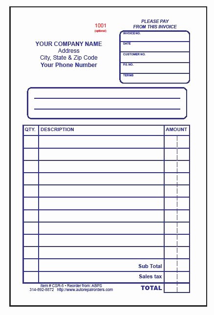 Part order form Template Beautiful Make Free Printable Receipt