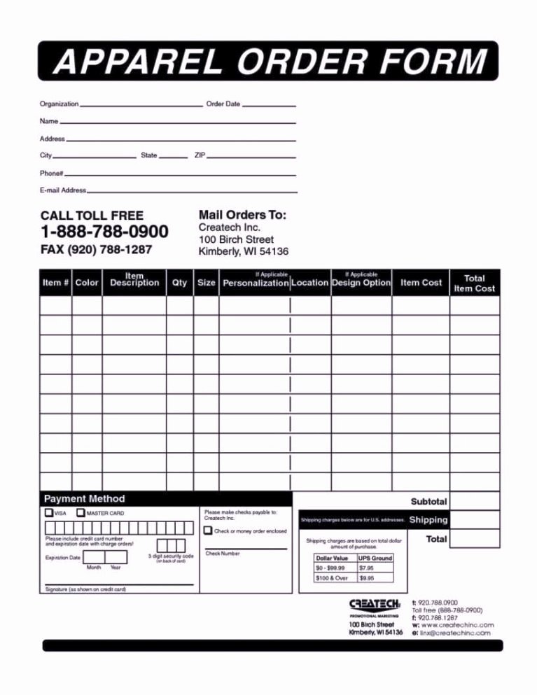 Part order form Template Beautiful Parts order form Template Sampletemplatess