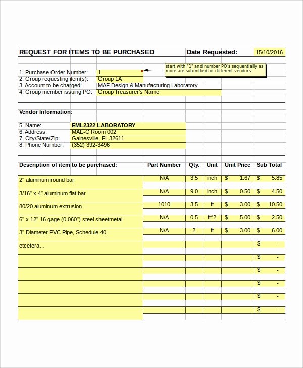 Part order form Template Best Of Excel order form Template 19 Free Excel Documents