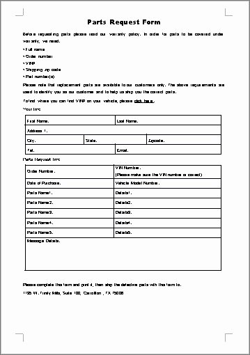Part order form Template Lovely Index Of Cdn 12 1992 244