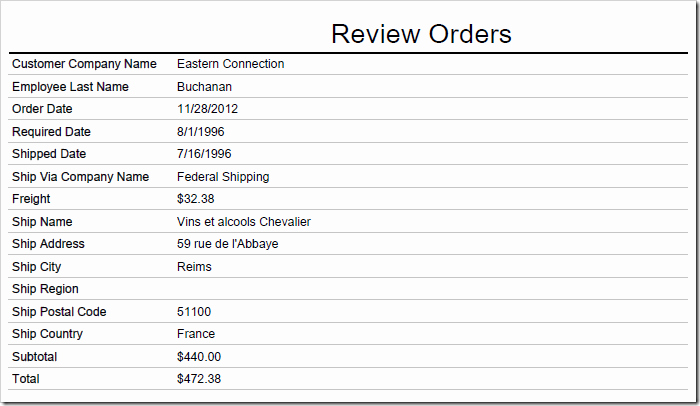 Part order form Template New Code Time Sample Applications order form Report