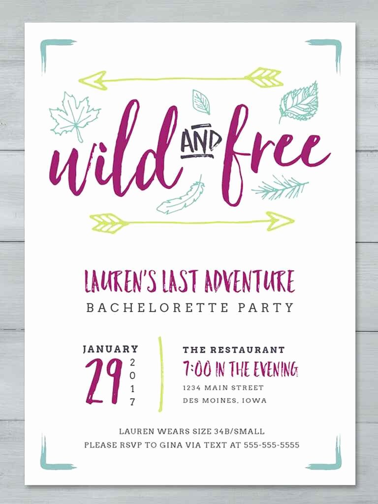 Party Invitation Template Free Best Of 14 Printable Bachelorette Party Invitation Templates