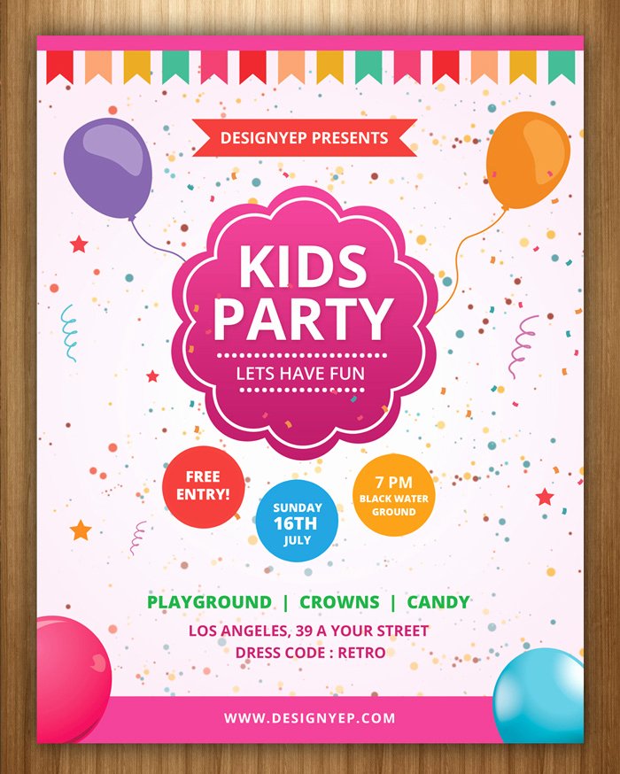 Party Invitation Template Free Elegant 17 Free Birthday Invitation Templates Psd Designyep