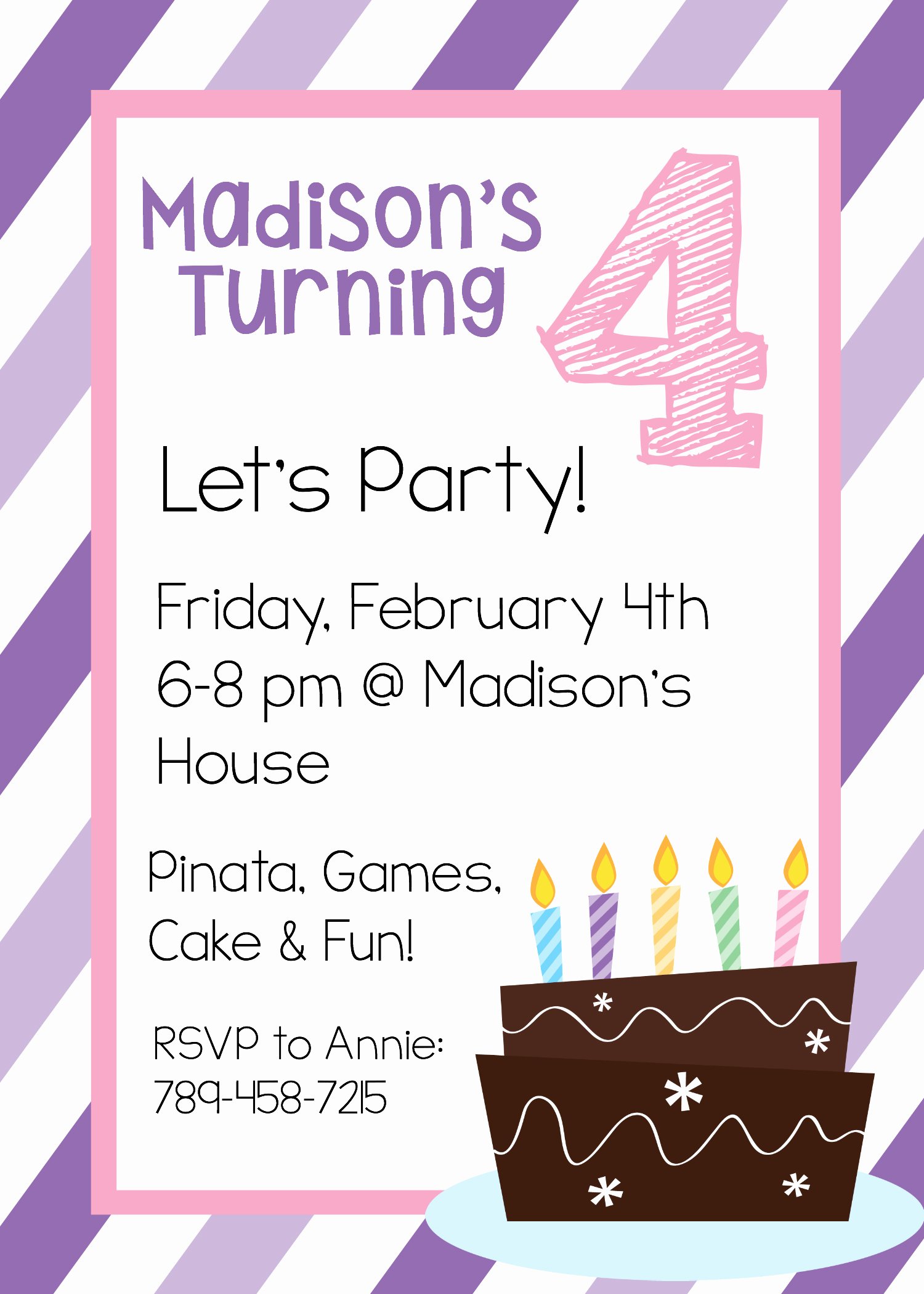 Party Invitation Template Printable New Free Printable Birthday Invitation Templates