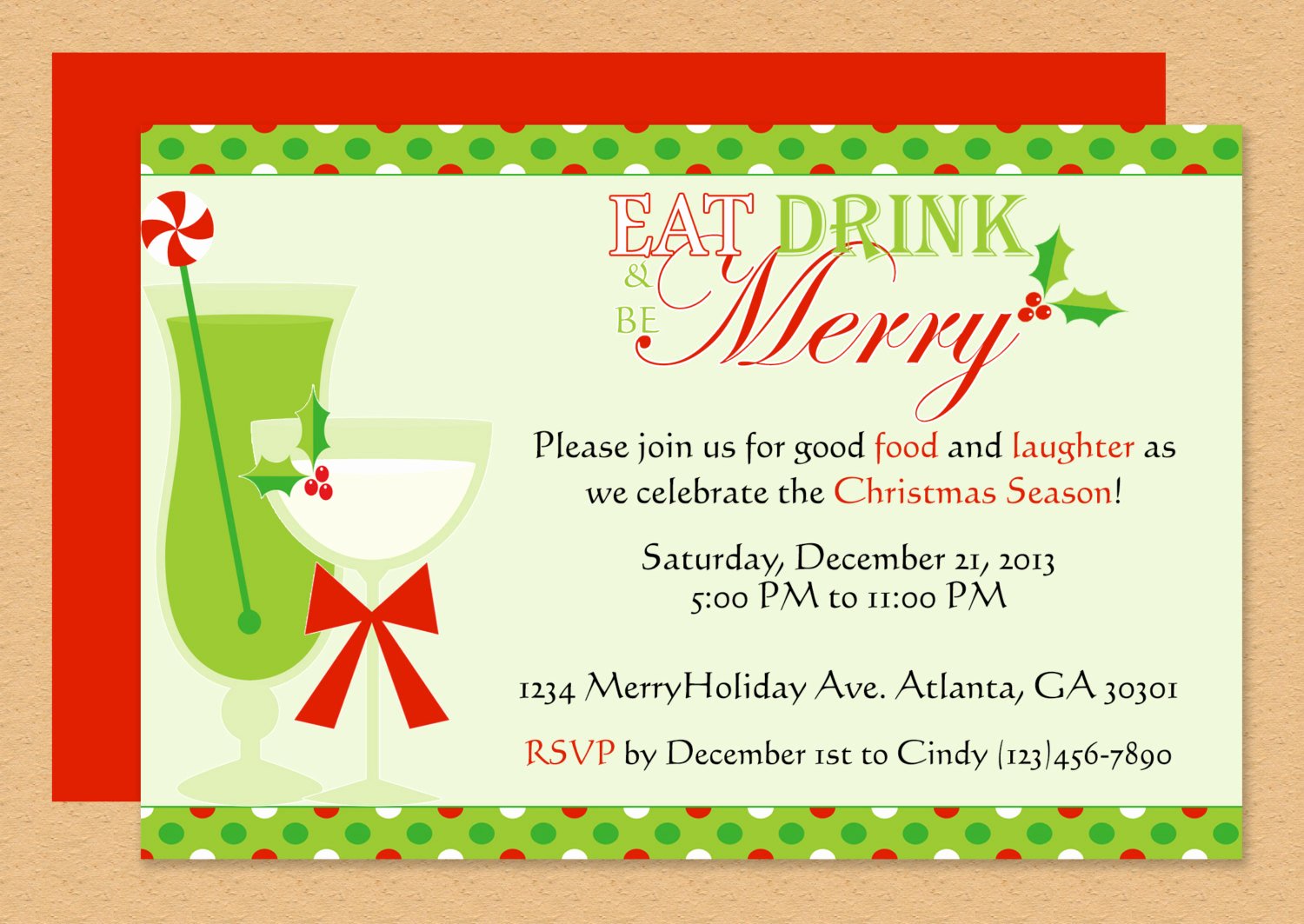 Party Invitations Template Word Best Of Be Merry Invitation Editable Template Microsoft Word