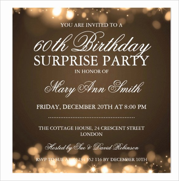 birthday invitation