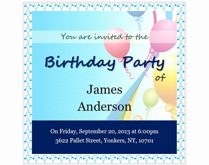 Party Invitations Template Word New 13 Free Templates for Creating event Invitations In