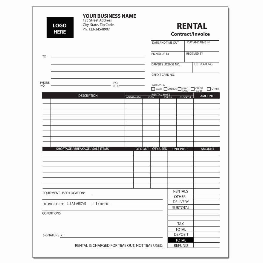 Party Rental Agreement Template New Product Details