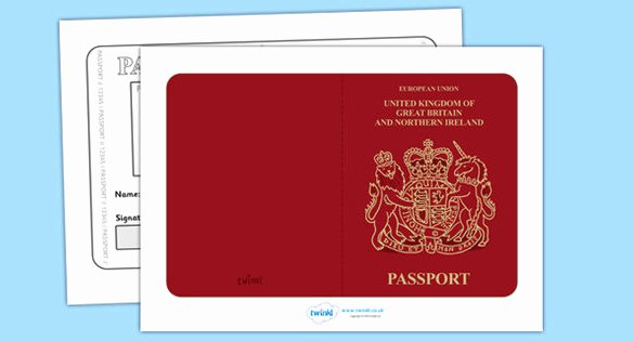 Passport Invitation Template Photoshop Beautiful 6 Passport Templates Website Wordpress Blog