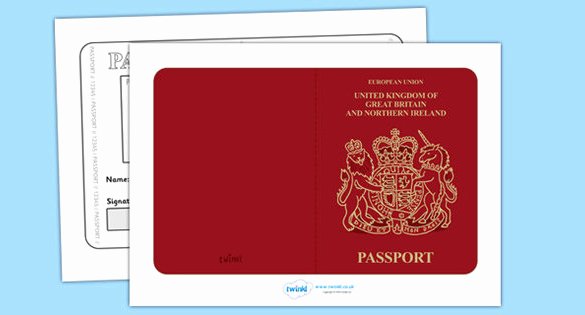 Passport Invitation Template Photoshop Beautiful 6 Passport Templates Website Wordpress Blog