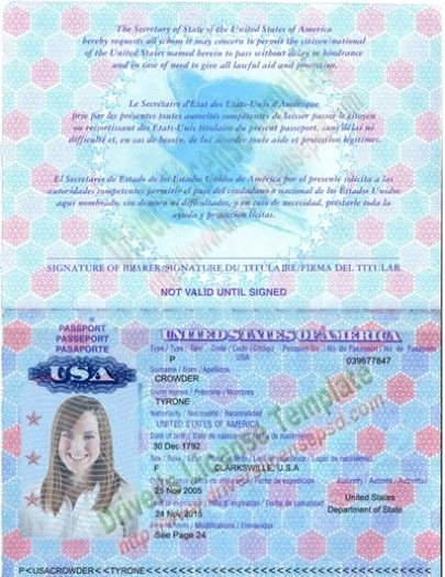 Passport Invitation Template Photoshop Fresh Drivers License Fake Drivers License Drivers License