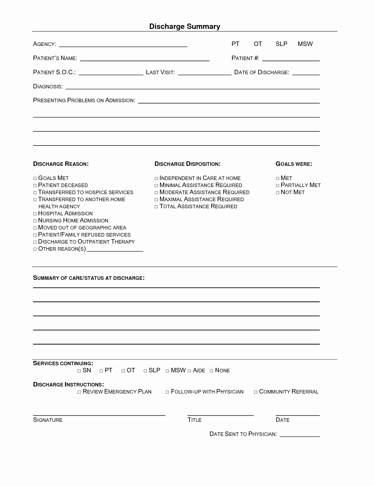 15 images of hospital emergency room discharge template state of ca 5248