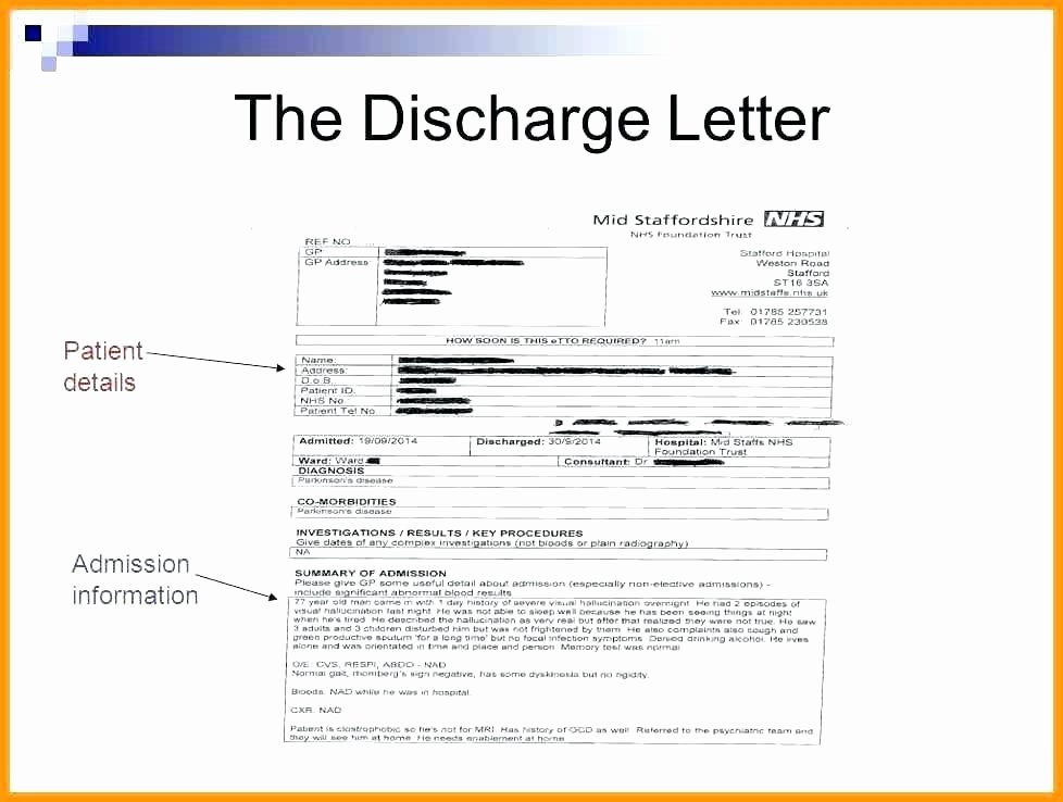 Patient Discharge form Template Lovely 15 Hospital Discharge forms