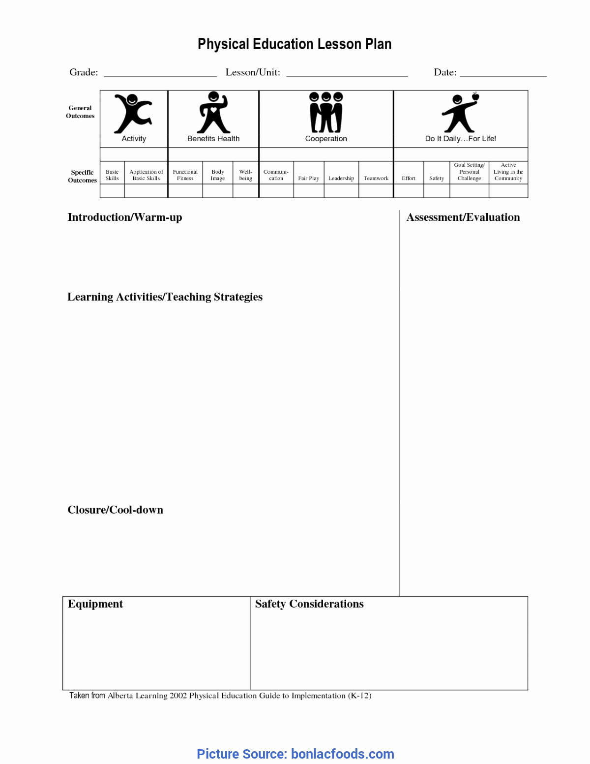 Pe Lesson Plan Template Blank Fresh Good Lesson Plan Science Year 4 Investigation States