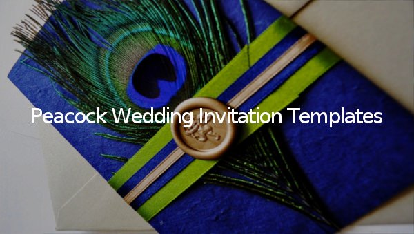 Peacock Invitations Template Free Fresh 23 Peacock Wedding Invitation Templates – Free Sample