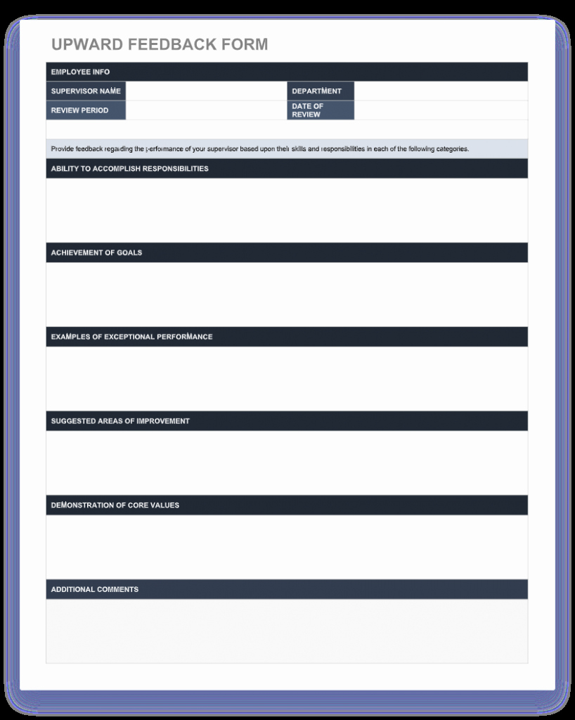 Performance Review Template Free Luxury 70 Free Employee Performance Review Templates Word Pdf