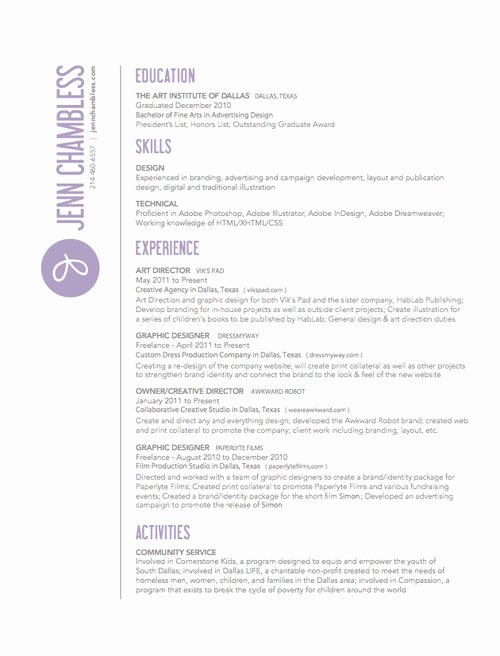 Performing Arts Resume Template Elegant 30 Great Examples Creative Cv Resume Design – Bashooka