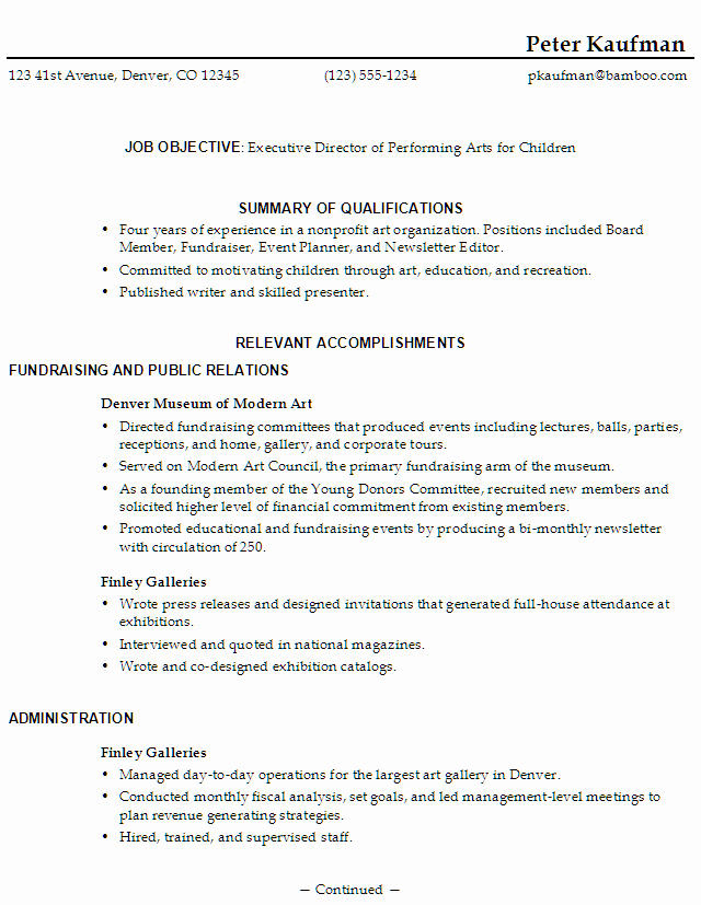 Performing Arts Resume Template Luxury Performing Arts Resume Template