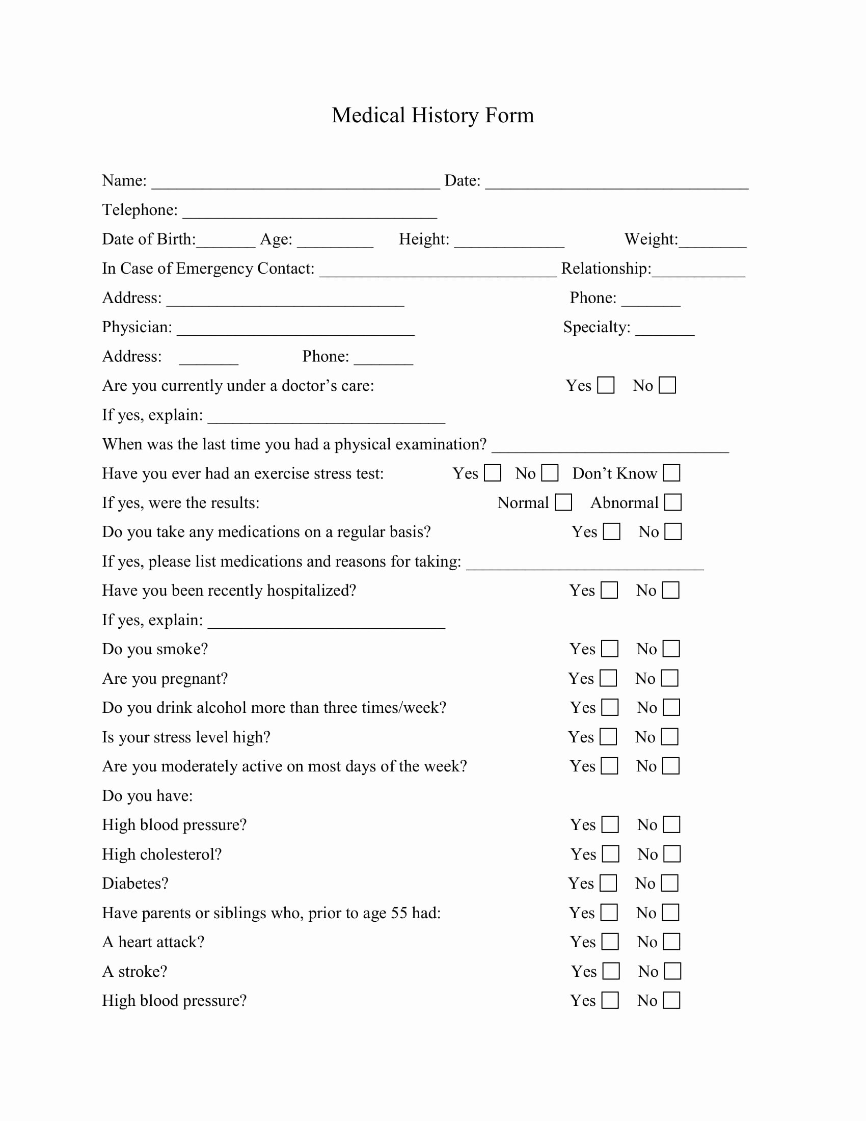 Personal Trainer Waiver form Template Unique Personal Trainer forms