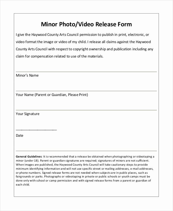 Personal Trainer Waiver form Template Unique Release form Template 9 Free Pdf Documents