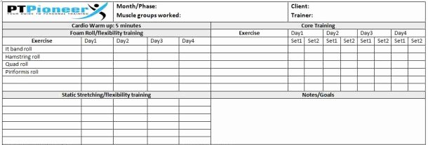 Personal Trainer Workout Plan Template Beautiful Podcast 1 Personal Trainer Job Description Ptpioneer