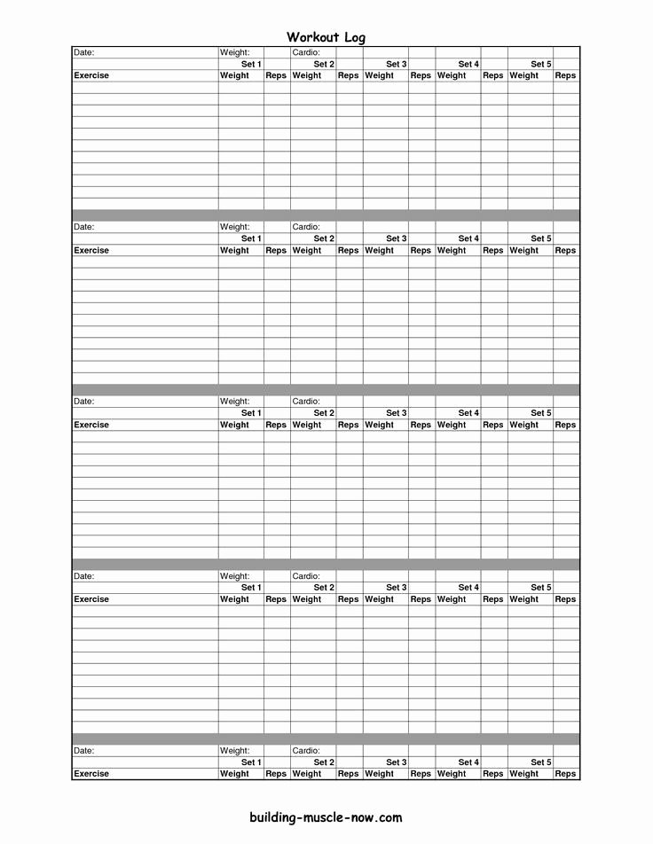 Personal Trainer Workout Plan Template Elegant Image Result for Personal Trainer Workout Log