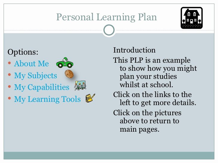 Personalized Learning Plans Template Luxury Personal Learning Plan Template