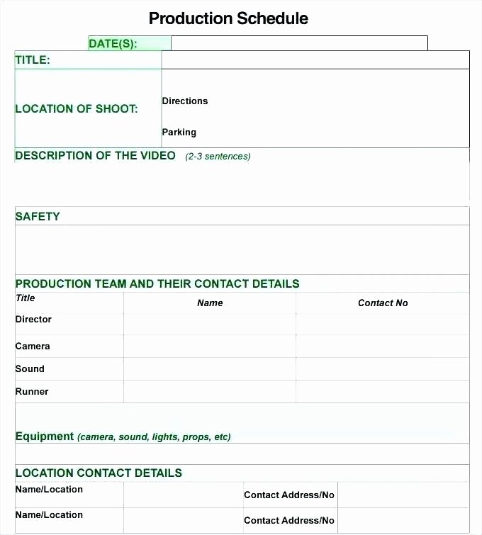 Photo Shoot Schedule Template Inspirational Photo Shoot Schedule Template
