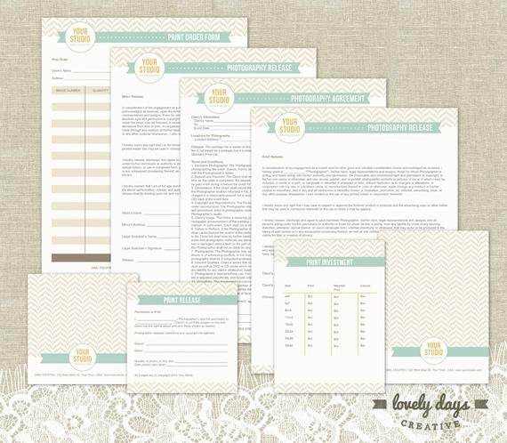 Photography Business Plan Template Fresh Graphy Business forms Templates by Lovelydayscreative