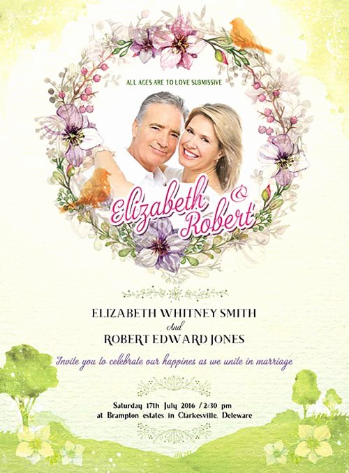 Photoshop Wedding Invitation Template Inspirational Wedding Invitation Free Psd Flyer Template Download for