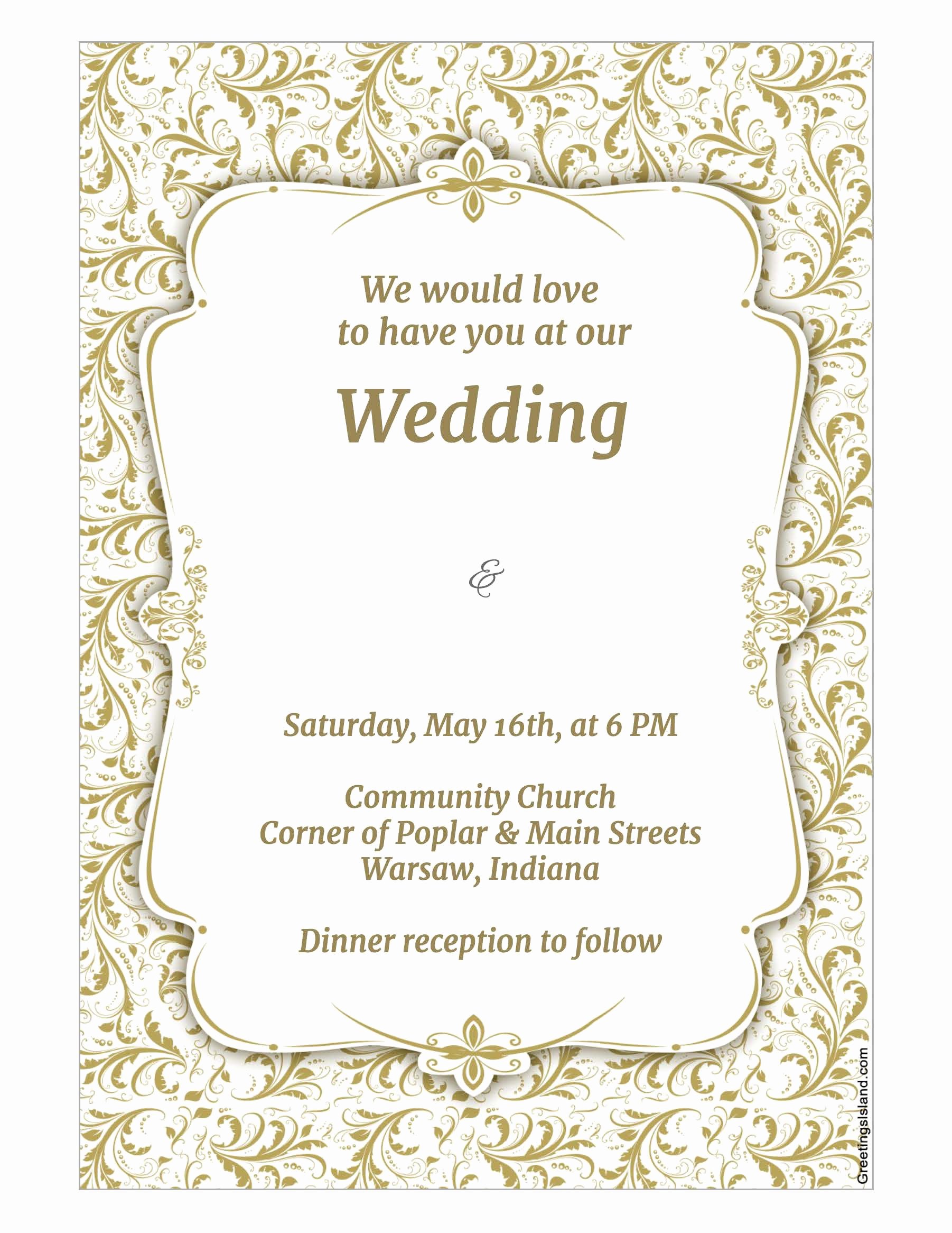 Photoshop Wedding Invitation Template Luxury Wedding Invitation Template Wedding Invitation Template