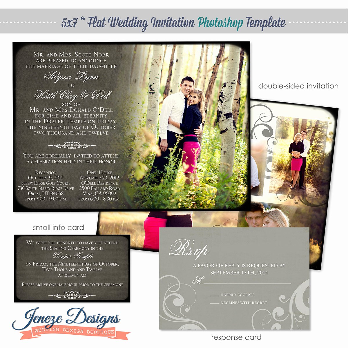 Photoshop Wedding Invitation Template New Wedding Invitation Shop Template for Graphers Item