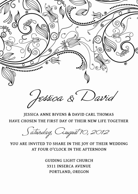 Photoshop Wedding Invitation Template New Wedding Invitation Template Set Shop Flowers