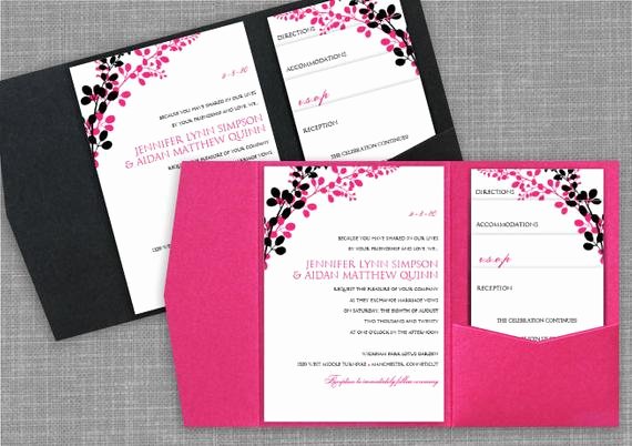 Pocket Wedding Invitation Template Elegant Pocket Wedding Invitation Template Set by Diyweddingtemplates