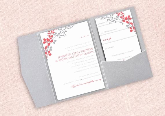 Pocket Wedding Invitation Template Elegant Pocket Wedding Invitation Template Set Download by