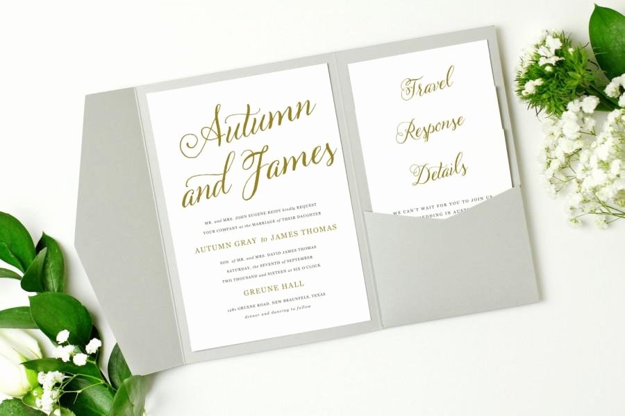 Pocket Wedding Invitation Template New Pocket Wedding Invitation Template Instant Download