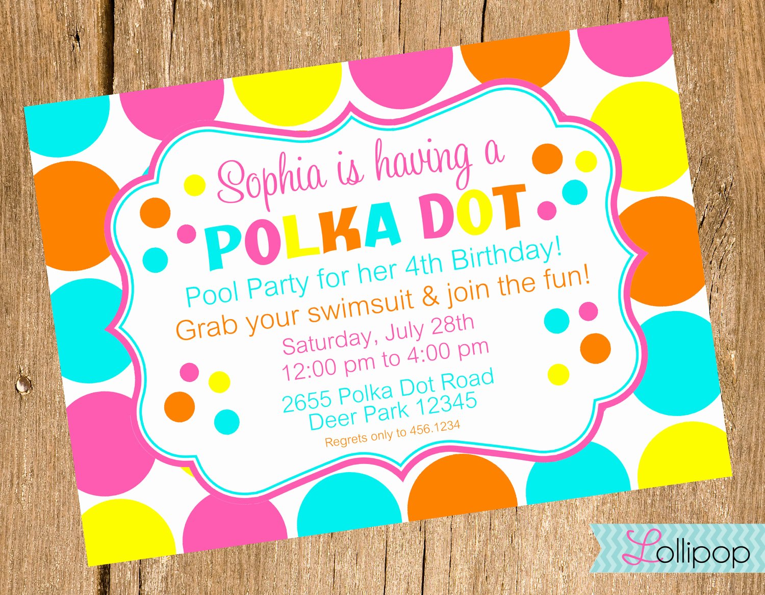 Polka Dot Invitation Template Awesome Polka Dot Birthday Invitations Templates