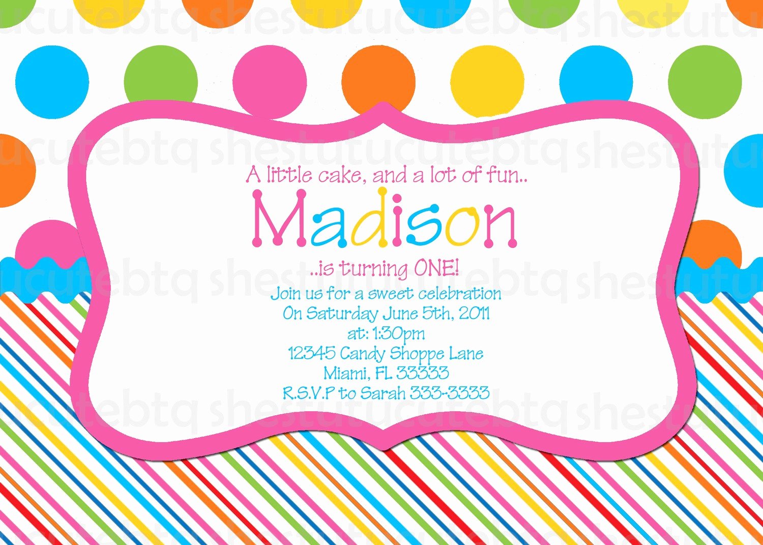 Polka Dot Invitation Template Luxury Polka Dot Invitations Free