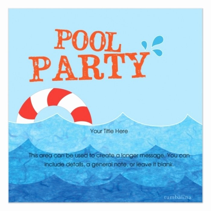 Pool Party Invitation Template Free Awesome Awesome Pool Party Invitation Templates Free Collection