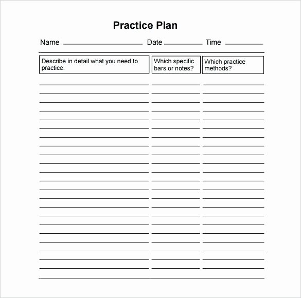 Practice Plan Template Basketball Best Of Basketball Practice Plan Template – Jsondb