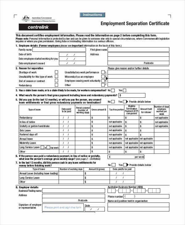 Pre Employment Physical form Template Inspirational Free 33 Sample Employment forms In Pdf