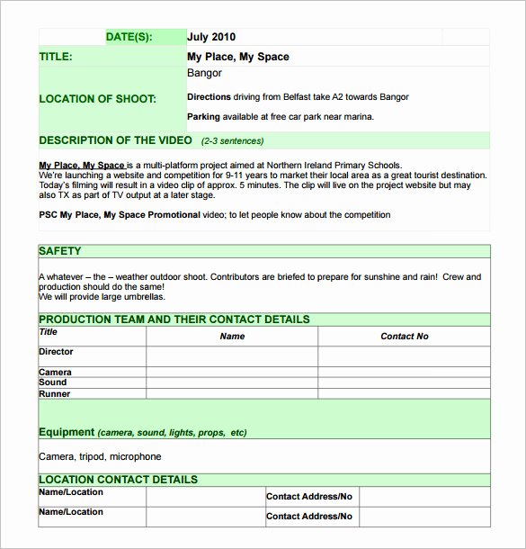 Pre Production Schedule Template Beautiful Production Schedule Template 13 Free Sample Example