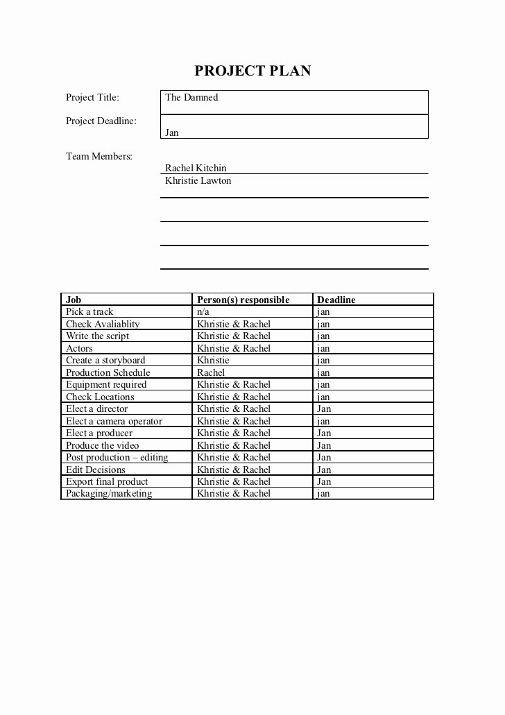 Pre Production Schedule Template Elegant Pre Production Templates