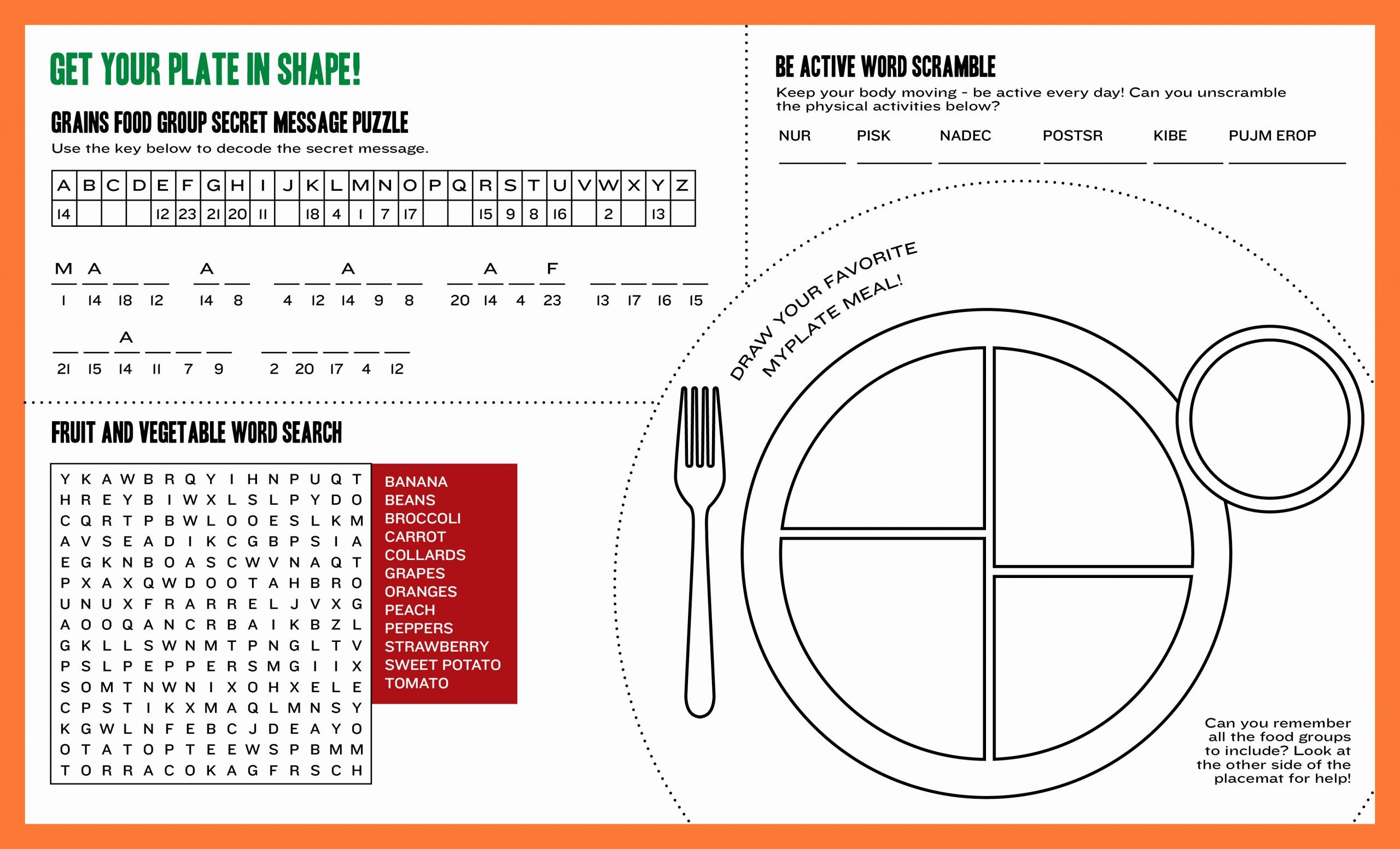 Precision Nutrition Meal Plan Template Luxury 28 Of Usda Food Plate Template