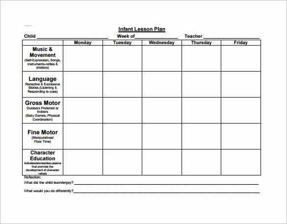 Preschool Business Plan Template Unique Preschool Lesson Plan Template 11 Free Pdf Word format