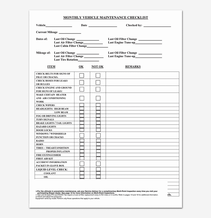Preventive Maintenance form Template Awesome Vehicle Maintenance Schedule Template 10 for Word