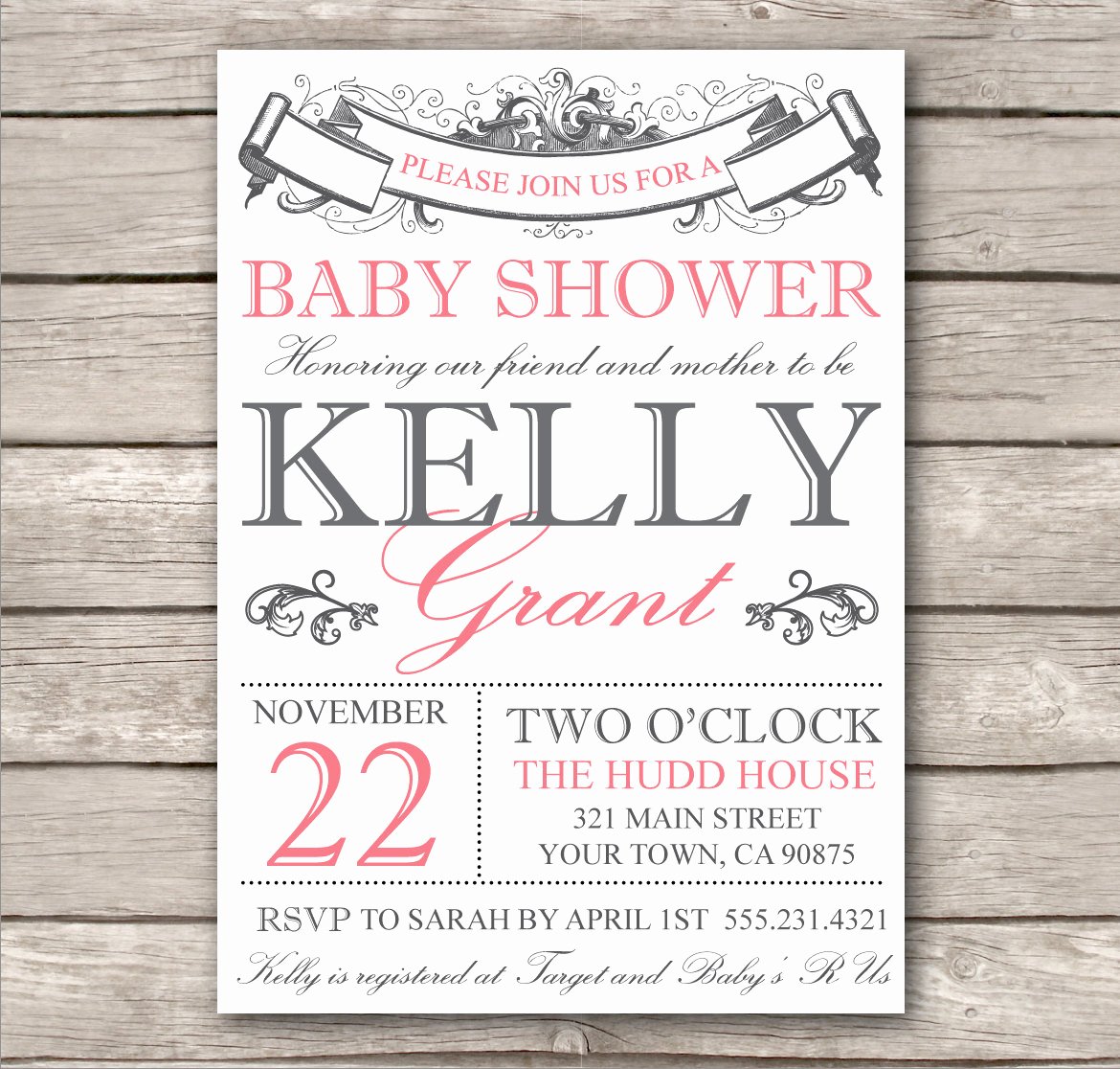 Printable Baby Shower Invitation Template Awesome Bridal Shower Invitation or Baby Shower Invitation by