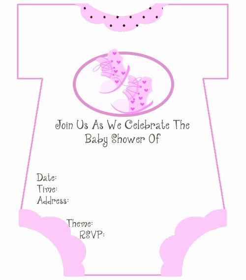 Printable Baby Shower Invitation Template Lovely Free Printable Baby Shower Invitations for Girl